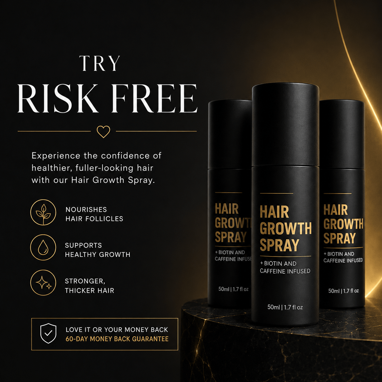 Thicker & Fuller Hair With Mantain Hair Spray